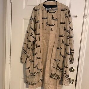 Ashro Afrocentric Two Piece Dress With Jacket Size 16 NWT